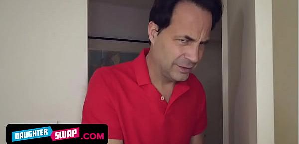  Hot Dads Trade Cute Teen Stepdaughters Elsa Jean And Liza Rowe pt.2